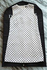 DOLCE & GABBANA Polka Dot Jacquard Dress Black White Sleeveless Size 40 M Used