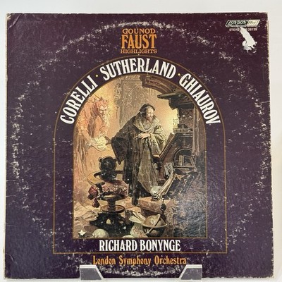 GOUNOD Faust - Highlights / Sutherland / Corelli / Ghiaurov / London OS 26139 LP