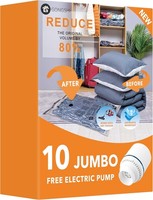 Vakuumbeutel Jumbo 10 StüCk Elektrische Pumpe Luftdicht