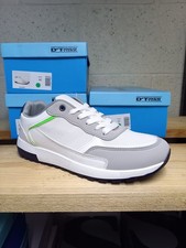 Baskets Tennis Chaussures Homme - Pointure 40 - Gris Blanche Sport - Déstockage