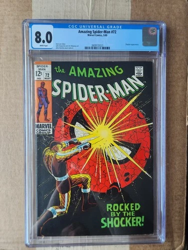 Amazing Spider-Man #72 - CGC 8.0 WP, 2nd Shocker Appearance