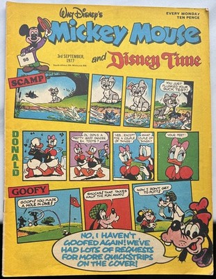 Mickey Mouse - #138 - 10. June 1978 Vintage English Very Good Copy
