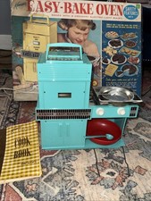 VINTAGE 1960s KENNER Turquoise EASY BAKE OVEN W/Box Tested Works 