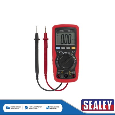 Sealey 8 Funktionen Profi Auto-Ranging Digital Multimeter TM102