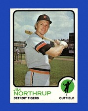 1973 Topps Set-Break #168 Jim Northrup NR-MINT *GMCARDS*