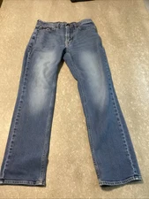 mens blue striaght 30x32 oldnavy jeans