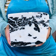 7.15LB Natural Beautiful Zebra Calcite Crystal Mineral Specimen Reiki Healing