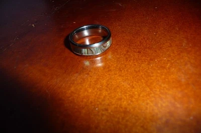 Edelstahlring mit Permutt R GR 60 - Bild 1 von 3