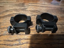 RUGER 10/22 scope rings 1" tube diameter New condition Weaver style rings