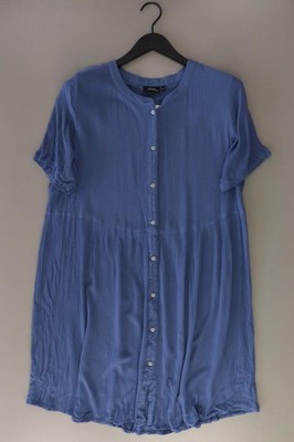   Zizzi Stretchkleid Regular Kleid für Damen Gr. 48/50, XXL, 48 Kurzarm blau  