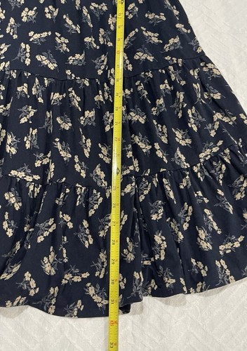 Polo Ralph Lauren Girl’s Tiered Dress Cotton Sz Large 12-14 Blue Flower Print - Picture 7 of 7