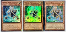 3 x HA06-DE037 Vylon Pentachloro - Super Rare 1. Auflage Near Mint YuGiOh Karte