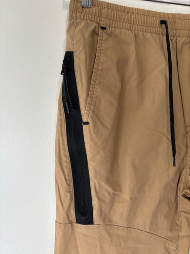 American Eagle Joggers XL Drawstring Women’s Elastic Khaki Zipper Pocket 28x25 - Picture 5 of 11