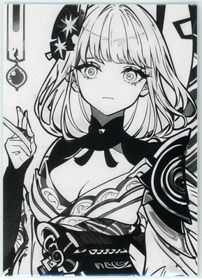  SHENHE - Goddess Story Anime Waifu Card - DIMENSIONAL OKA -BW-SH - GENSHIN
