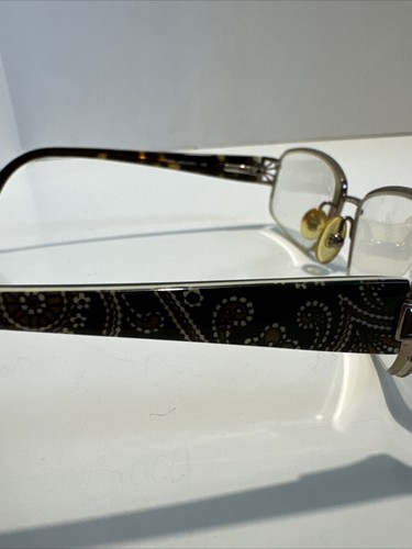 Vera Bradley Eyeglasses VB3030 Caffe Latte 135 CAF Brown Paisley W/ Zipped Case - Picture 6 of 11
