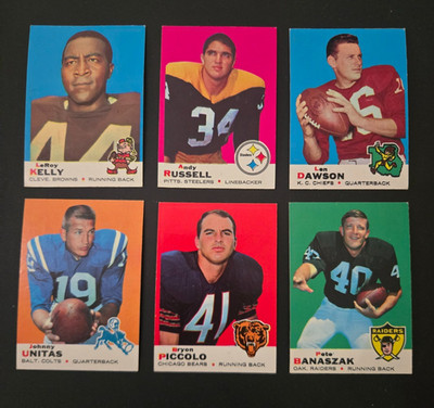 1969 TOPPS FOOTBALL YOU PICK #1 - #200 ****FREESHIPPING****