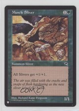 Muscle Sliver (Tempest) Magic: The List Mystery Booster