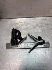Starrett 11H-6-4R Combination Square with Center Head,NEW 6" Ruler Great Shape👀