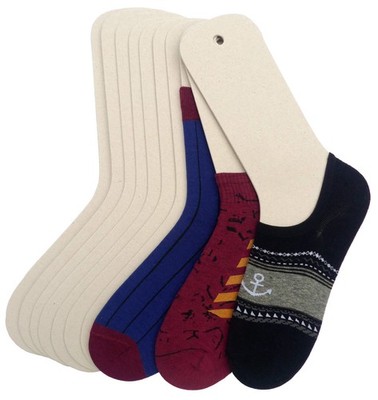 Cardboard Sock Inserts Form Blockers, Sock Shaper and Organizer for Storage o...