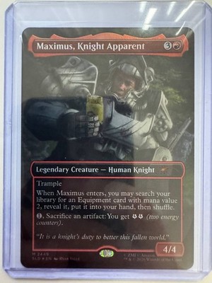 Maximus, Knight Apparent #2449 FOIL Fallout Secret Lair Drop NM ENG MTG