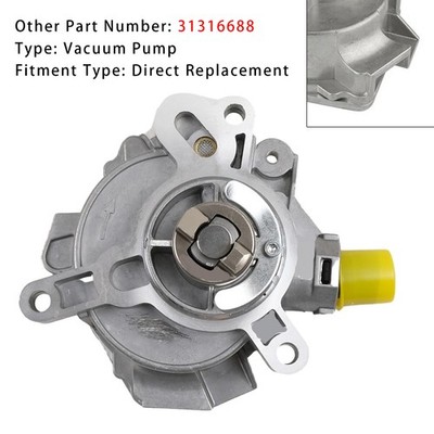Vacuum Pump 31316688 Für Volvo S60 S80 S90 V40 V60 V70 V90 XC40