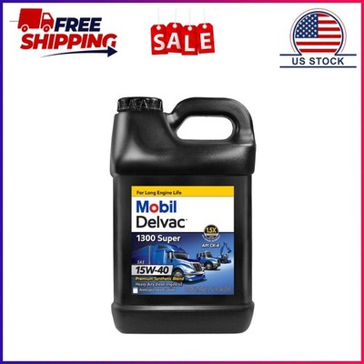 Mobil Delvac 1300 Super Heavy Duty Premium Synthetic Blend Diesel Engine Oil 15W