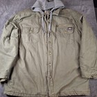 Dickies Chore Jacket 2XL XXL Chest 52" Men's Olive Green Chore Canvas Work Wear