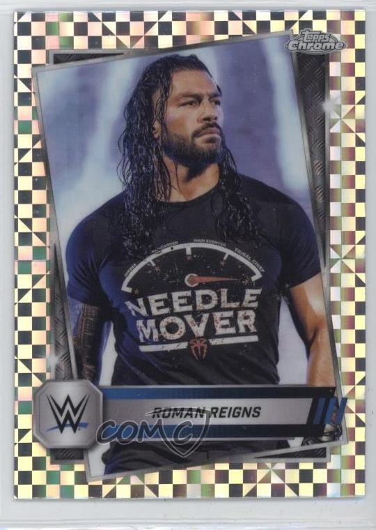 2025 Topps Chrome WWE X-Fractor Roman Reigns #3 0p4n