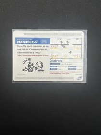 Nintendo e-Reader - Game and Watch Card - Manhole 2002