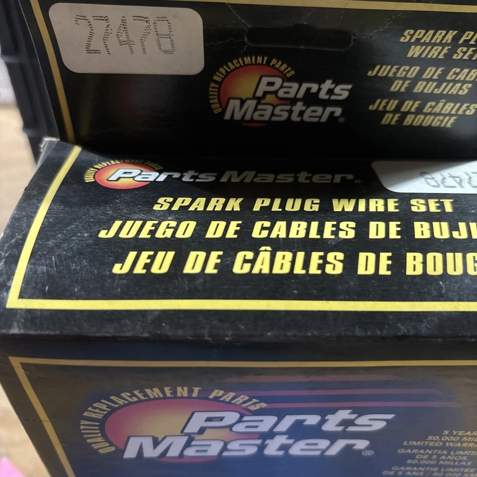 Juego de cables de bujía Parts Master 27478 para motor GM Suzuki 1,3 L L4 1989-1997 Foto 2 de 4