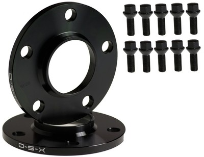 15mm Wheel ADAPTERS 5x120 74.1mm to 72.56mm + 14x1.25 LONGER BOLTS for BMW X5 X6