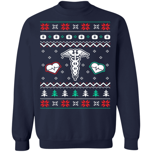 Nursing Ugly Christmas Sweater Sweatshirt - Picture 18 of 45