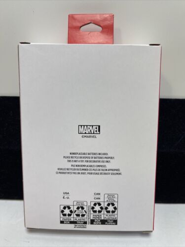 Hallmark Marvel Comics Spider-Man Intermitente Iluminado Adorno de Navidad Nueva Caja - Imagen 3 de 5