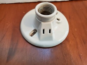 Porcelain ceiling light fixture picture