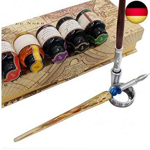 GC QUILL Kalligraphie Stifte Set Sch nschreibf ller Holzstift Und gc-quill-kalligraphie-stifte-set-sch-nschreibf-ller-holzstift-und