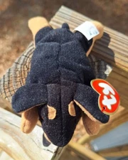 Vintage Ty Teenie Beanie Babies Plush DOBY The Doberman Dog 4.5" w/Tag