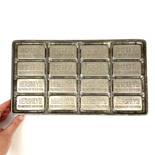 Antique Hersheys Chocolate 16 Bar Mold Heavy Cast Metal