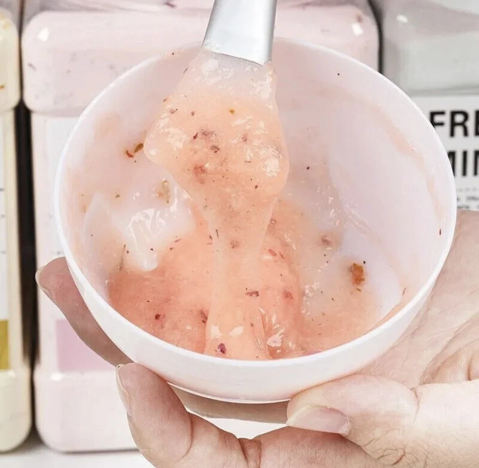 Mascarilla facial hidrojalea suave para salón de belleza Tumeric/Spa 650 g Foto 4 de 4