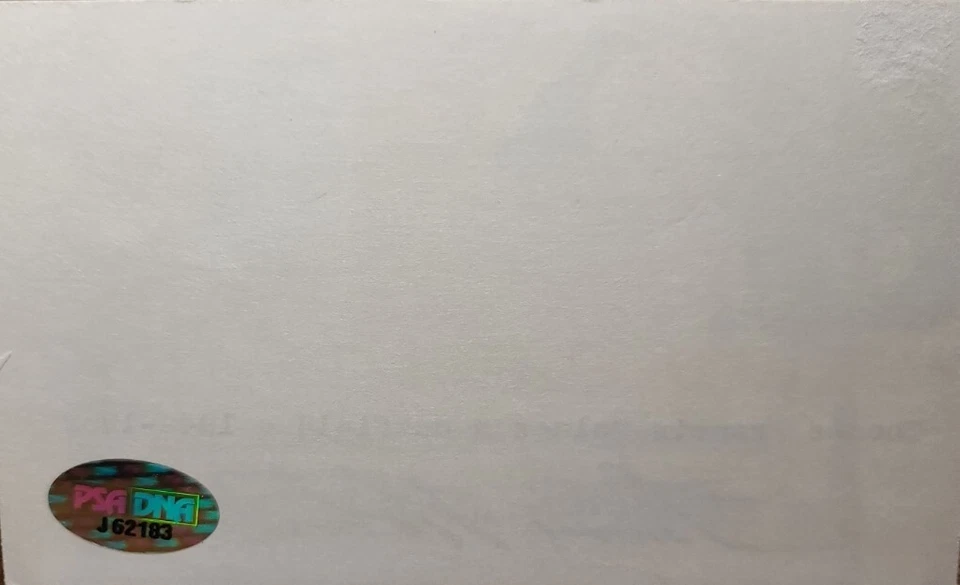 Tommy Holmes Boston Braves 1942-1951 signed 3x5 index card PSA COA J62183 - Image 2 of 3