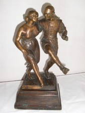Bronce Skulptur Carl Johan Bonnesen sig.u.dat.  1914 (ORGINAL)