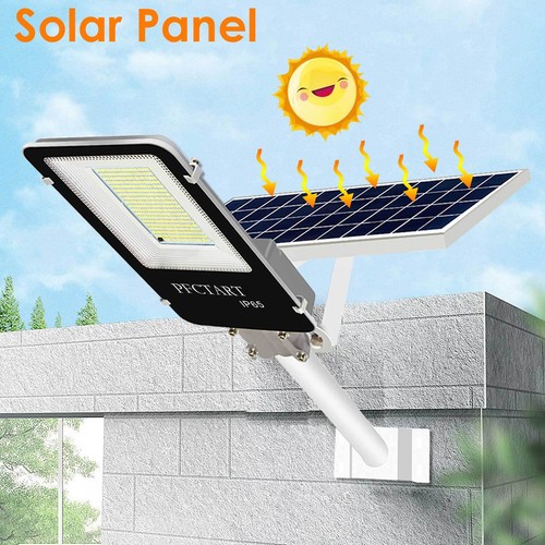 350W Solar Street Flood Light Outdoor for Parking Lot Stadium Basketball Court - Picture 4 of 12
