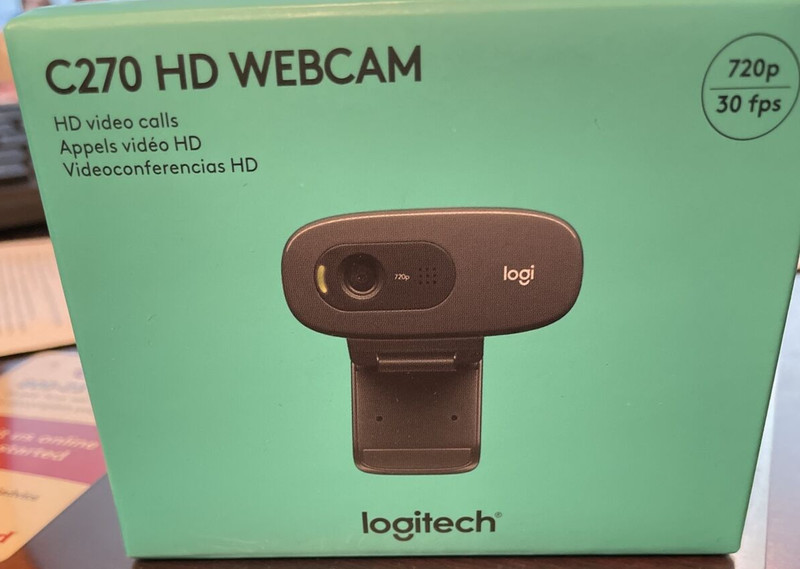 Logitech C270 Webcam - Black