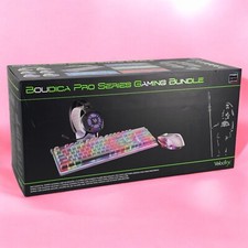 New Velocilinx Boudica Pro Series Gaming Bundle Keyboard Mouse Headset