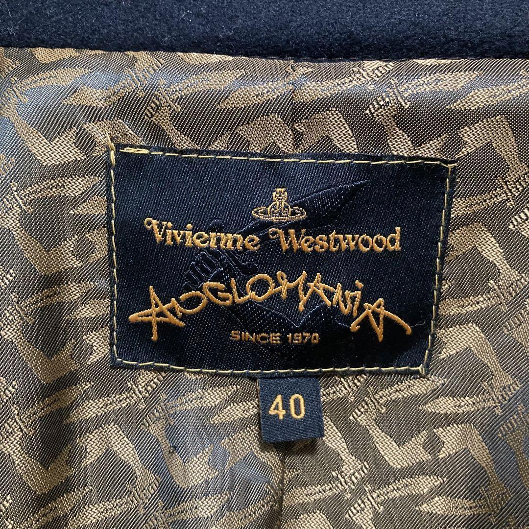 Vivienne Westwood Shawl Jacket Short Check Wool B… - image 19