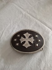 Iron Cross An Stud Vintage Belt Buckle