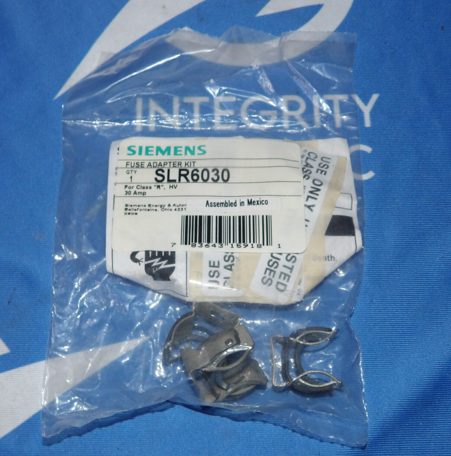 NOS Siemens SLR6030 30A Fuse Adapter Kit + 1 Year Warranty