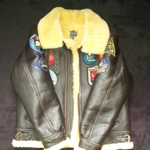 AVIREX flight jacket B-3 TOP GUN Mouton 