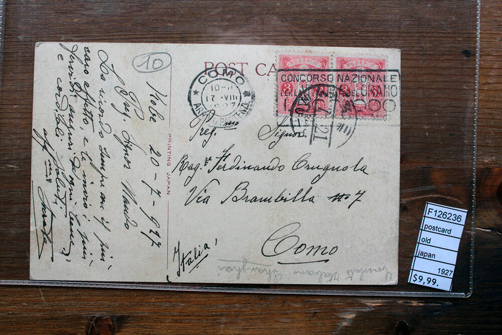 POSTCARD OLD JAPAN 1927 (F126236) | eBay