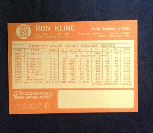 1964 Topps Pick a Card Complete your VG-NM-MT 339-498 11/24 - Picture 37 of 173