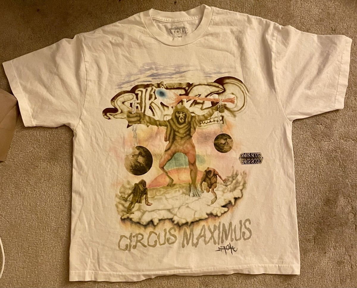 2024 Travis Scott Utopia Circus Maximus Tour New Shirt XL